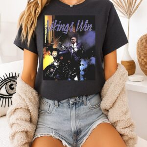 Vikings Win X Purple Style Parody T-Shirt