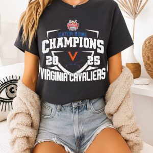 Virginia Cavaliers 2025 Taxslayer Gator Bowl Champions Classic T-Shirt