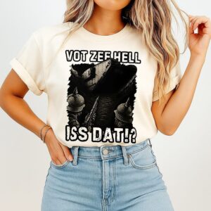 Vot Zee Hell Iss Dat German Wwi Tank Reaction Graphic T-Shirt