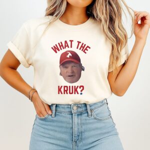 What The Kruk Philadelphia Phillies Big Head T-Shirt