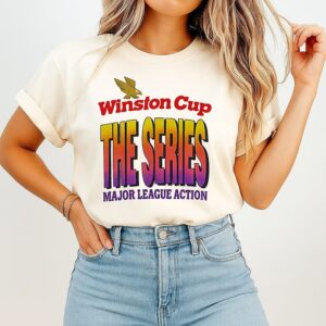 Winston Cup The Series Major League Action Logo T-Shirt