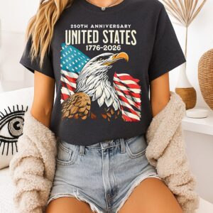 250 Anniversary United States 1776-2026 Eagle T-Shirt