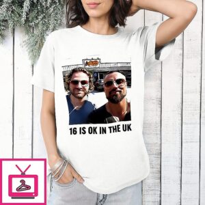 Adam Page And Marty Scurll 16 Is Ok In The UK T-Shirt
