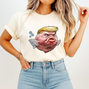 Angry Fish Political Satire Trump T-Shirt