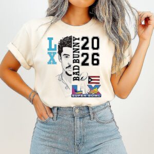 Bad Bunny 2026 Super Bowl Lx Graphic T-Shirt