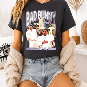 Bad Bunny February 8 2025 Graphic T-Shirt T-Shirt