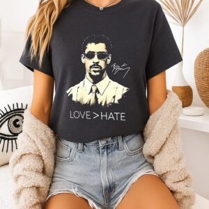 Bad Bunny Love Greater Than Hate Super Bowl Lx Halftime Signature T-Shirt