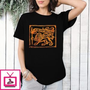 Be Brave Free Lion Flag T-Shirt