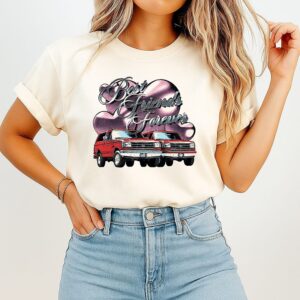Best Friends Forever Classic Ford Car Retro T-Shirt