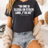 Billie Eilish Says No One Is Illegal On Stolen Land Fuck Ice T-Shirt