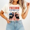 Boats And Hoes Freedom On The Fourth Of July Parody Step Brothers T-Shirt