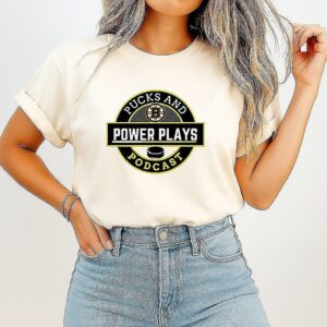 Boston Hockey Power Plays Pucks And Poscast T-Shirt