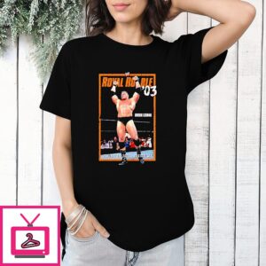 Brock Lesnar Royal Rumble 2003 Vintage T-Shirt