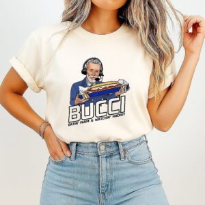 Bucci Eatin’ Parm And Watchin’ Hockey T-Shirt