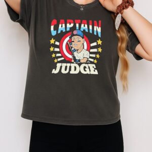 Captain America X Aaron Judge New York Yankee Caricature T-Shirt
