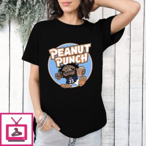 Charles Tillman Chicago Bears Number 33 Peanut Punch Cartoon T-Shirt