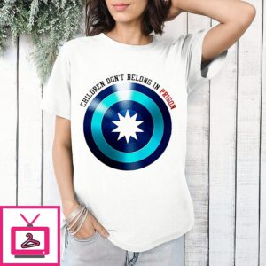Children Don’t Belong In Prison Minnesota Shield Abolish Ice T-Shirt