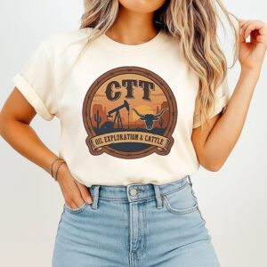 Ctt Oil Exploration & Cattle T-Shirt