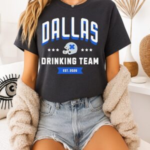 Dallas Cowboys Drinking Team St Patrick’s Day Est 2026 T-Shirt