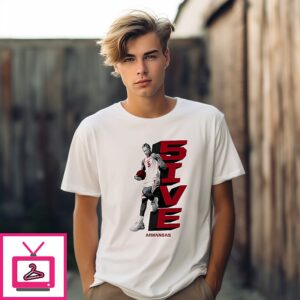 Darius Acuff Jr Arkansas Razorbacks 5ive Graphic T-Shirt