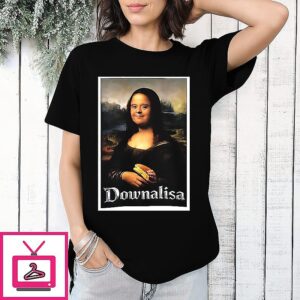 Downailsa Monalisa Down Syndrome Parody T-Shirt