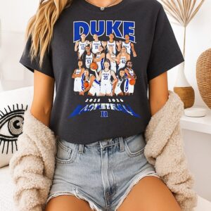 Duke Blue Devils Wbb Team 2025 2026 Team Collage T-Shirt