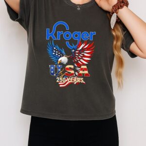 Eagle X Kroger 250 Years Of America USA Flag T-Shirt