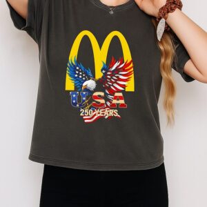 Eagle X Mcdonald’s 250 Years Of America USA Flag T-Shirt