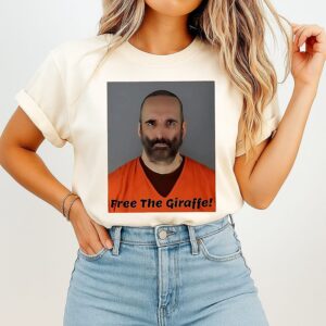 Free The Giraffe Mugshot T-Shirt