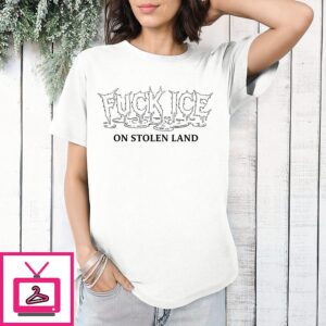 Fuck Ice On Stolen Land Billie Eilish 2026 Grammy Quote T-Shirt