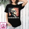 George Washington Rejecting Kings Since 1776 Portrait Flag T-Shirt