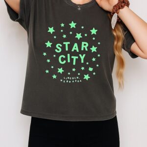 Glow In The Dark Star City Nebraska T-Shirt