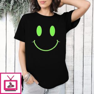 Green T-Shirt Guy Wwe Smiley Face T-Shirt