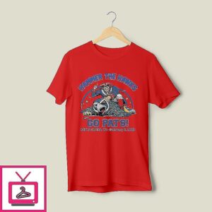 Hammer The Hawks Go Pats Santa Clara Ca February 8 2026 T-Shirt