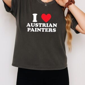 I Love Austrian Painters Heart T-Shirt