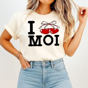I Love Moi Cherry Graphic T-Shirt