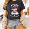 I Love My Wife My Country And Getting Pegged If You Don’t Like It Kiss Me About It Meme T-Shirt