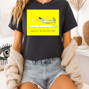 Ice Don’t Slip On Me Gadsden Flag T-Shirt