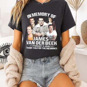 In Memory Of James Van Der 1977-2026 Signature T-Shirt