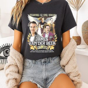 James Van Der Beek Forever In Our Heart 1977-2026 Signature T-Shirt