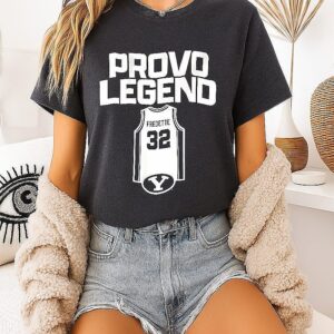 Jimmer Fredette Byu Cougars Basketball Provo Legend Number 32 T-Shirt