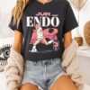 Jun Endo Angel City Fc Cracked Number Vintage T-Shirt
