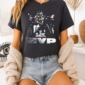 Kenneth Walker Iii Mvp Seattle Seahawks NFL 2025 Super Bowl Lx Champions Logo T-Shirt