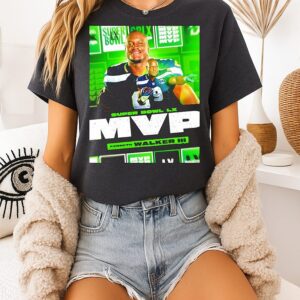 Kenneth Walker Iii Seattle Seahawks 2025 Super Bowl Lx Champions Mvp T-Shirt