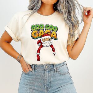 Kids Baby Goo Goo Gaga Santa Logo Meme T-Shirt