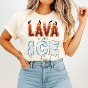 Lava Melts Ice T-Shirt