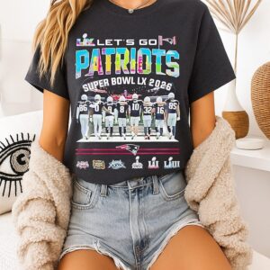 Let’s Go Patriots Super Bowl Lx 2026 Champions T-Shirt