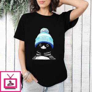 Loon Minnesota Strong Liam Conejo Ramos Blue Bunny Hat T-Shirt