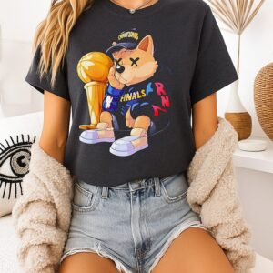 Lottie Van-Praag Wearing Bear Richie Finals Champions T-Shirt