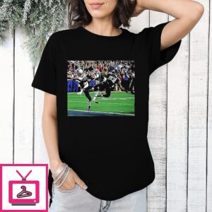 Malcolm Butler New England Patriots NFL Goal Line Interception Football T-Shirt